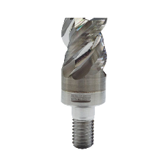 HAE Tungsten Carbide End Mill Bits with Threaded Shank for Aluminium Cutting