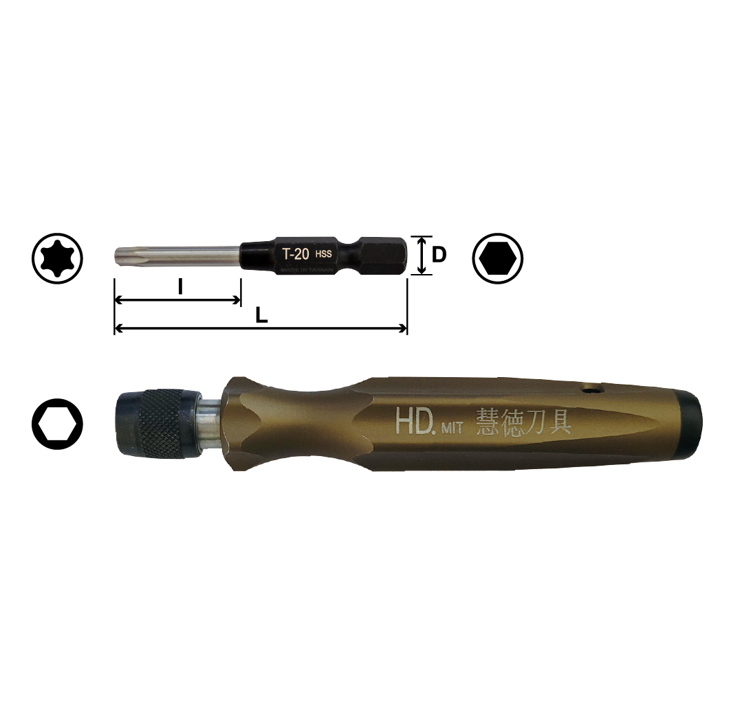 HSS High Speed Steel TORX Professional Bit